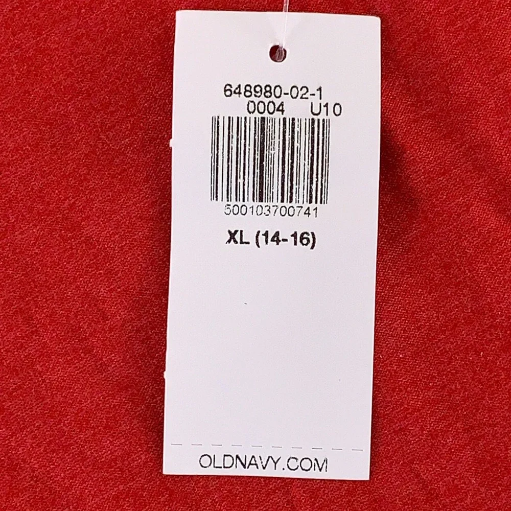 Old Navy Girls Size XL 14-16 Red Cloud 94 Soft School Uniform Polo Shirt NWT
